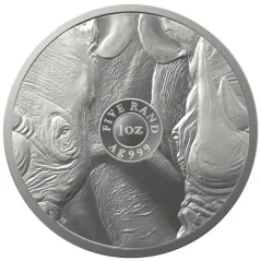 Srebrna moneta Rhino 1 Oz | Big Five II | 2022