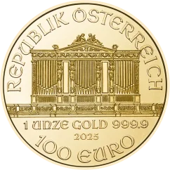 Złota moneta Wiedeński Filharmonik 1 oz | 2026