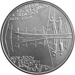 Stříbrná mince 200 Kč Jakub Krčín z Jelčan | 2004 | Proof
