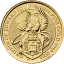 Zlatá investiční mince Griffin 1/4 Oz | Queens Beasts | 2017