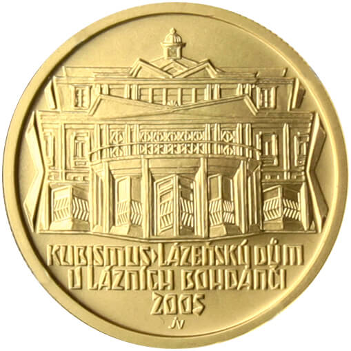 Gold coin 2000 CZK Kubismus Lázeňský dům v Lázních Bohdanči | 2005 | Standard