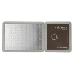 100 x 1g investiční stříbrný slitek | Valcambi | CombiBar®