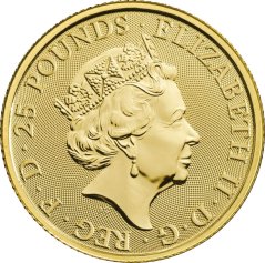 Zlatá investičná minca Griffin 1/4 Oz | Queens Beasts | 2017