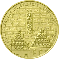 Zlatá mince 5000 Kč Město Tábor | 2025 | Standard