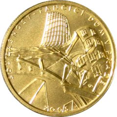 Gold coin 2000 CZK Tančící dům v Praze | 2005 | Standard