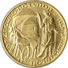 Gold coin 2000 CZK Románský sloh - rotunda ve Znojmě | 2001 | Standard