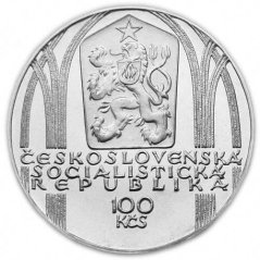 Strieborná minca 100 Kčs Petr Parléř | 1980 | Proof