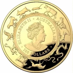 Zlatá investiční mince Rok Myši 1 Oz | 2020 | Klenutá mince