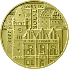 Gold coin 5000 CZK Město Tábor | 2025 | Proof