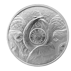 Bivaly 1 uncia | Big Five I | 2021 | ezüstérme