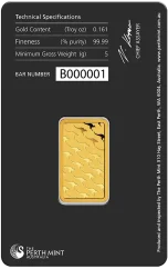 5g investiční zlatý slitek | Perth Mint