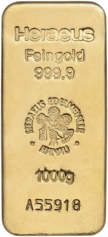 1000g Gold Bar | Heraeus