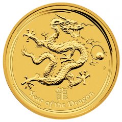 Zlatá investičná minca Rok Hada 1/4 Oz | Lunar II | 2013