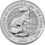 Stříbrná investiční mince Greyhound 2 Oz | Tudor Beasts | 2025