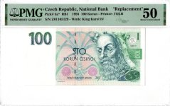 Bankovka 100 Korún | 1993 | EPQ 50