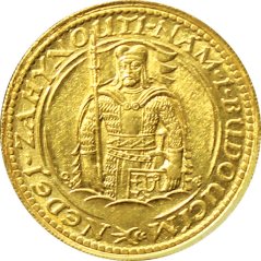 Gold coin St. Wenceslas 1 Ducat | 1924