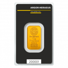 10g investiční zlatý slitek | Argor-Heraeus