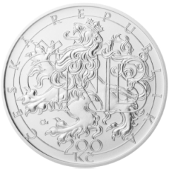 Silver coin 200 CZK 20 let ČNB a české měny | 2013 | Standard