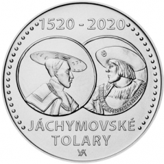 Stříbrná mince 200 Kč Zahájení ražby jáchymovských tolarů | 2020 | Standard
