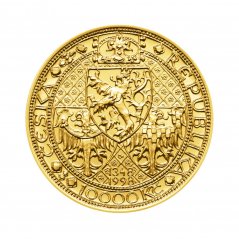 Zlatá minca 10000 Kč Založení Nového Města pražského v r. 1348 | 1998 | Standard