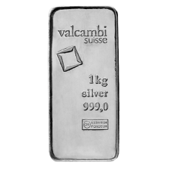 1000g investiční stříbrný slitek | Valcambi