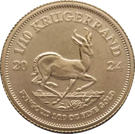 Zlatá investiční mince Krugerrand 1/10 Oz | 2024