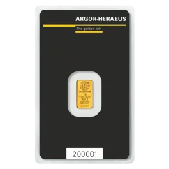 1g Gold Bar | Argor-Heraeus