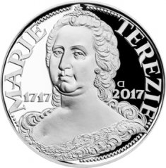 Strieborná minca 200 Kč Marie Terezie | 2017 | Proof
