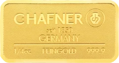 1/4 Oz investiční zlatý slitek | C.Hafner