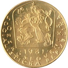 Gold coin 1 Ducat | 1981 | 600th anniversary of the death of Charles IV.