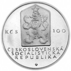 Strieborná minca 100 Kčs Karl Marx | 1983 | Proof