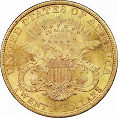 Gold coin 20 Dollar American Double Eagle | Liberty Head | 1892