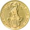 Zlatá investiční mince Yale 1/4 Oz | Queens Beasts | 2019