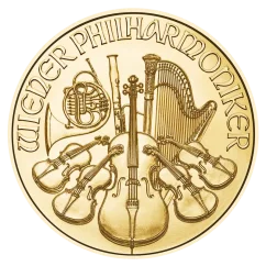 Zlatá investičná minca Wiener Philharmoniker 1/2 Oz