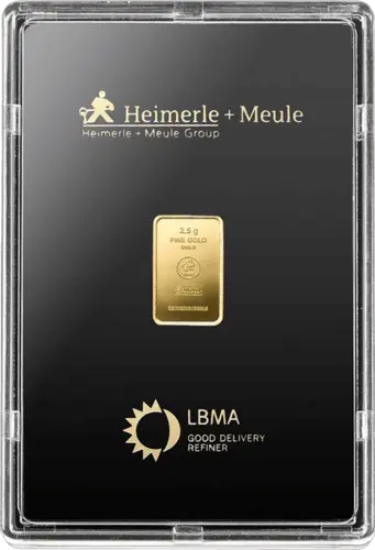 2,5g Gold Bar | Heimerle + Meule