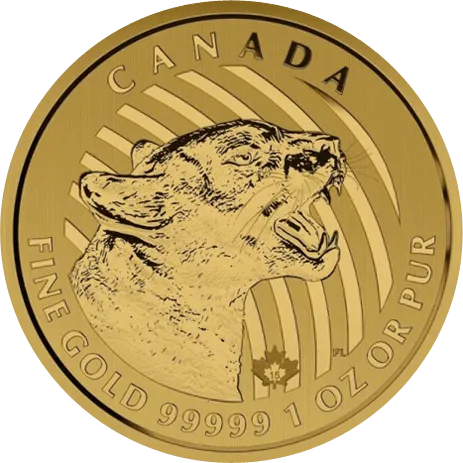 Gold coin Growling Cougar 1 Oz | Call of the Wild | 2015