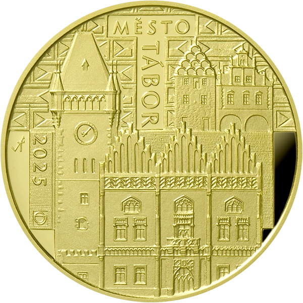 Zlatá mince 5000 Kč Město Tábor | 2025 | Proof
