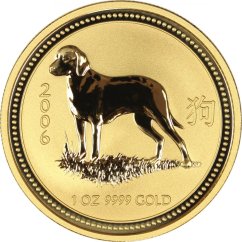 Gold coin Dog 1/20 Oz | Lunar I | 2006