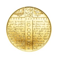 Zlatá minca 10000 Kč Jan Hus | 2015 | Standard