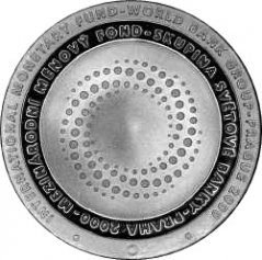 Stříbrná mince 200 Kč Zasedání MMF a Světové banky v Praze | 2000 | Standard