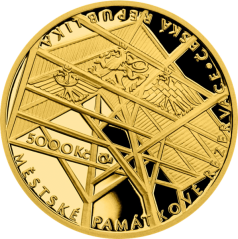 Gold coin 5000 CZK Město Cheb | 2021 | Proof