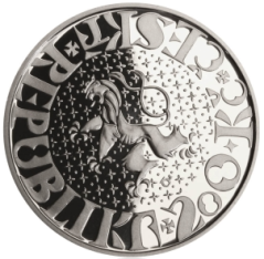 Strieborná minca 200 Kč700.výročí sňatku Jana Lucemburského s Eliškou Přemyslovnou | 2010 | Proof