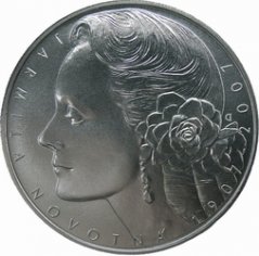 Silver coin 200 CZK Jarmila Novotná | 2007 | Proof