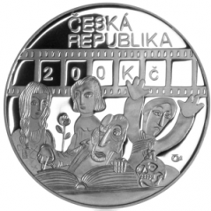 Strieborná minca 200 Kč Karel Zeman | 2010 | Proof