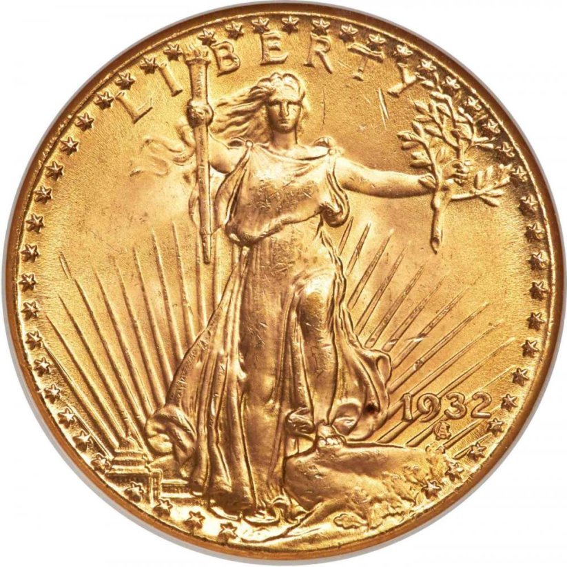 Gold coin 20 Dollar American Double Eagle | Saint Gaudens | 1932