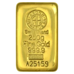 250g Gold Bar | Argor-Heraeus