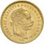 Gold coin 4 Florin 10 Francs Franz-Joseph I. | Hungarian mintage | 1876