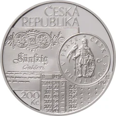 Strieborná minca 200 Kč Založení české spořitelny Böhmische Sparkasse | 2025 | Standard