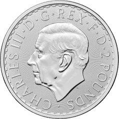 Stříbrná investiční mince Britannia 1 Oz | Charles III | 2026