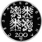 Silver coin 200 CZK Založení České amatérské atletické unie | 1997 | Standard